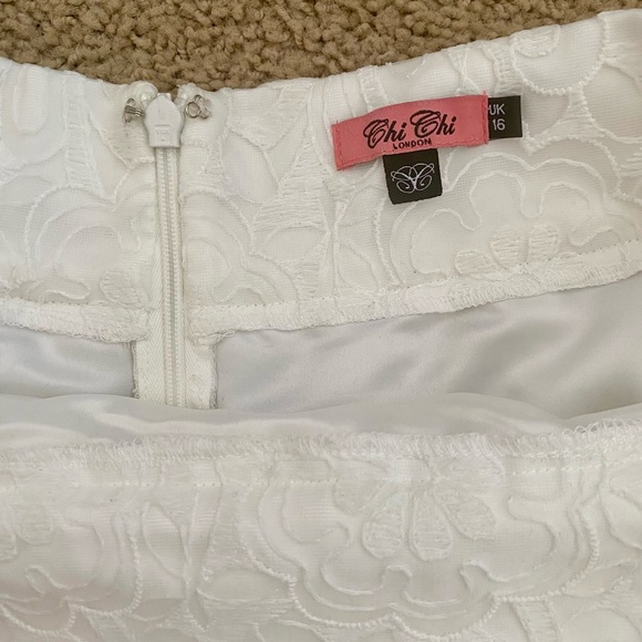 Chi Chi London Premium Lace Skirt with Cutwork Detail - Picture 10 of 12